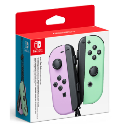 NINTENDO Set 2 Joy-Con Viola Pastello-Verde Pastello