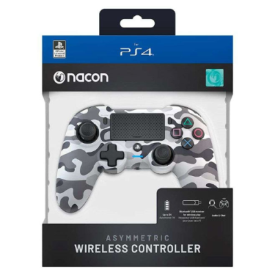 NACON PS4 Controller Wireless Asymmetric Camo Grey
