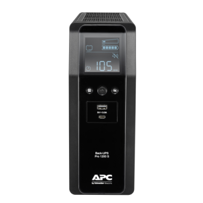 APC BACK UPS PRO BR 1200VA. SINEWAVE.8 OUTLETS. AVR