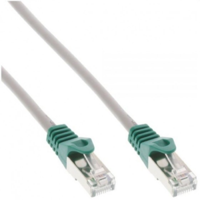 InLine Cavo Patch LAN Crossover. SF/UTP. Cat.5e. guaina PVC. CU (100% rame). grigio. 15m
