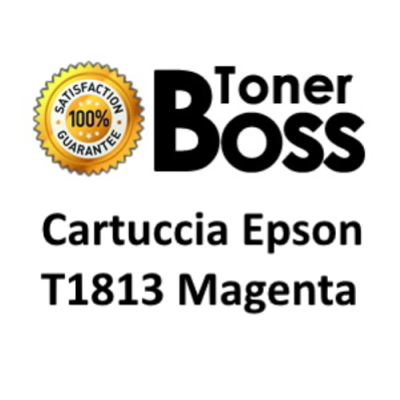 Cartuccia compatibile Epson T1813 magenta
