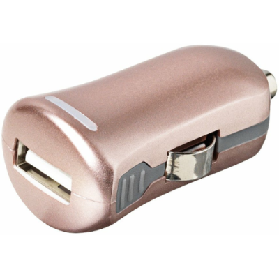 eSTUFF Car Charger 1 USB 1A. Rose