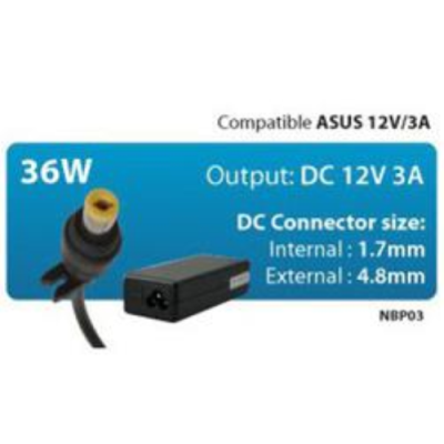 Alimentatore dedicato 36W AC Adapter Asus 12V 3A