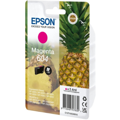 EPSON CARTUCCIA 604 INKJET SERIE ANANAS MAGENTA