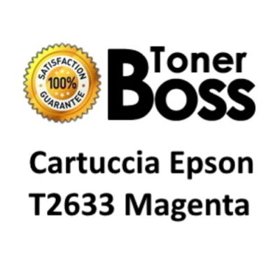 Cartuccia compatibile Epson T2633 magenta