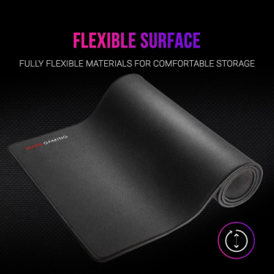 MARSGAMING GAMING MOUSE PAD MMPXL XXL BLACK NANOTEXTILE MATRIX