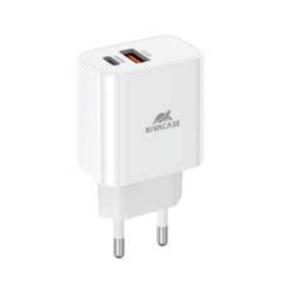 ALIMENTATORE 1USB-C/1USB-A 20W COMPATIBILE IPHONE WHITE