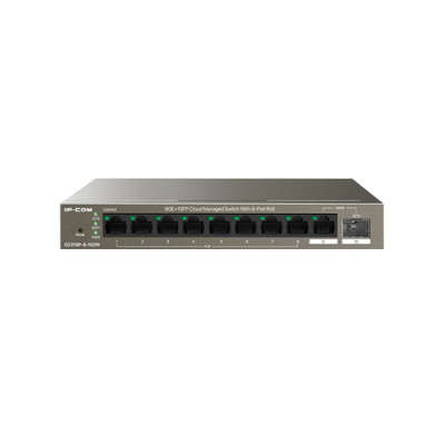 IP-COM SWITCH POE MANAGED L2. 10 PORT. 8 POE