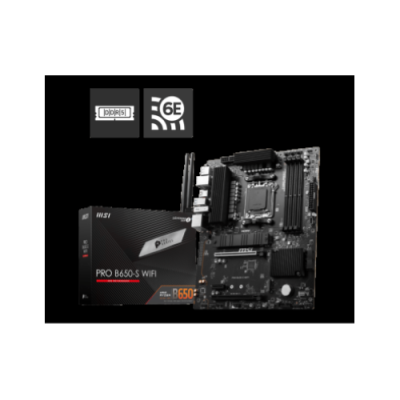 MB MSI PRO B650-S WIFI AM5 ATX 4D5 4S3 3M.2 U3.2 3PCIE 1HDMI/1DP 170W
