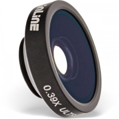 InLine Ottica Smartphone. obiettivo con lente grandangolo Ultra Wide 0.39X Macro 6X