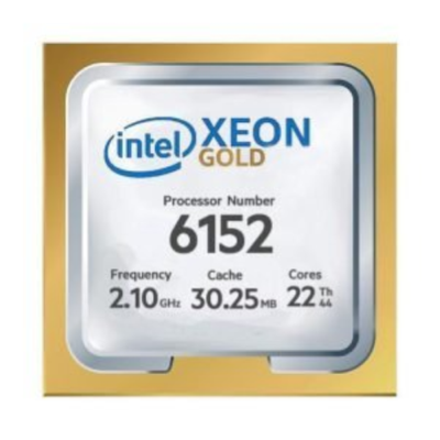 PROCESSORE RICONDIZIONATO INTEL XEON GOLD 6152 2.10GHz 22C/44T SOCKET FCLGA3647