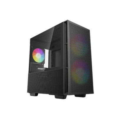 DEEPCOOL CASE MICRO ATX CH360 NERO 2*140+1*120mm ARGB FAN