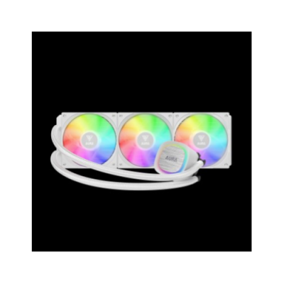 GAMDIAS RAFF.LIQUIDO AURA GL360 V2 WHITE 3xFAN ARGB