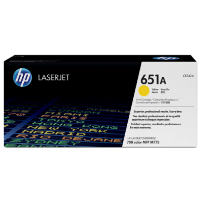 HP 651A Yellow LaserJet Toner