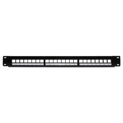 PATCH PANEL 24 PORTE 19 VUOTO NERO