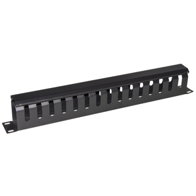 ARMADIO RACK RACCOGLICAVI 19 1U A GABBIA NERO METALLO