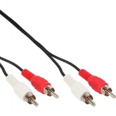 InLine Cavo Audio 2x RCA maschio / maschio. 20m