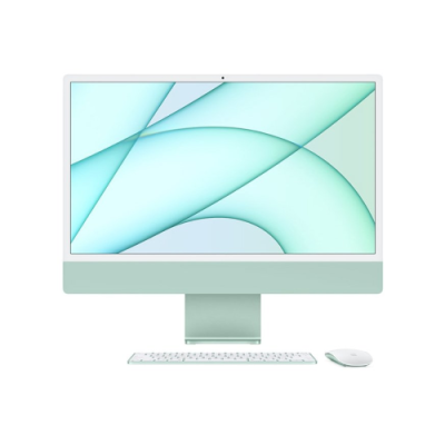 APPLE IMAC 2021 24? M1 8-CORE RAM 8GB SSD 256GB VERDE MACOS SEQUOIA GRADO A TASTIERA E MOUSE APPLE WIRELESS