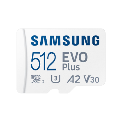 SAMSUNG MICRO SDXC EVO PLUS 512GB U3. V30. A2