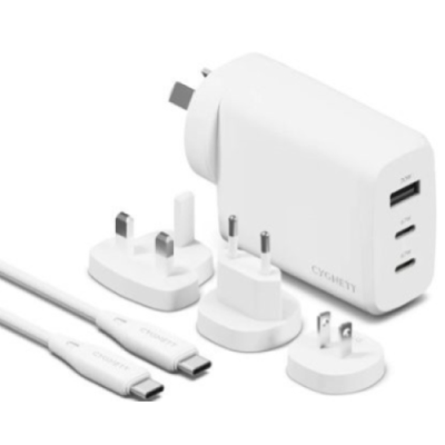 CARICATORE DA VIAGGIO 67W CON ADAT US.AU.UK.EU USB-C CABLE