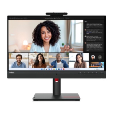 LENOVO MONITOR 23.8 LED IPS 16:9 FHD 6MS 250 CDM. PIVOT. USB-C. WEBCAM. DP/HDMI. MULTIMEDIALE. T24mv