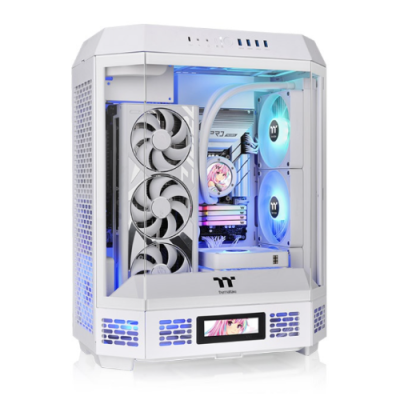 THERMALTAKE CASE M.TOWER THE TOWER 600 SNOW 2 BIANCHE FAN TG