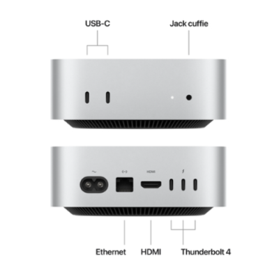 PC APPLE MAC MINI M4 10C 10 GPU 24GB 512GB