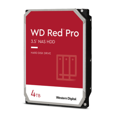 WESTERN DIGITAL HDD RED PRO 4TB 3.5 SATA 6GB/S 7200RPM BUFFER 256MB