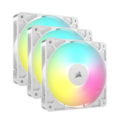 CORSAIR RS120 ARGB FAN WHITE 120mm X3