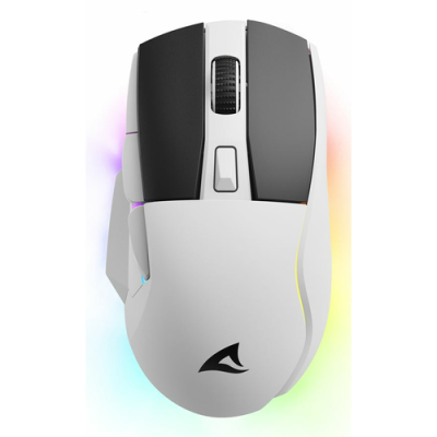 SHARKOON MOUSE SKILLER SGM50 BIANCO CABLATO E WIRELESS. 6400 DPI