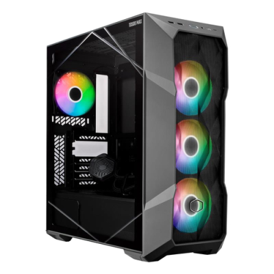 COOLER MASTER CASE TD500 MAX MESH CON DISSIPATORE 360 SUL FRONTALE (RADIATORE CUSTOM) + PSU ATX