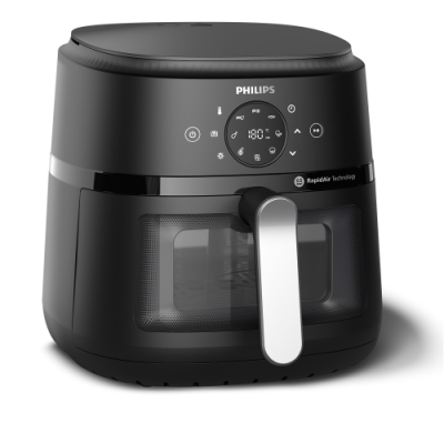 FRIGGITRICE AD ARIA MULTICOOKER XL 6.2 LITRI CON FINESTRA E PROGRAMMI