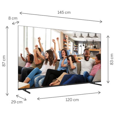 TV 65 THOMSON 4K SMART UHD T2/C2S2 GOOGLE TV FRAMELESS