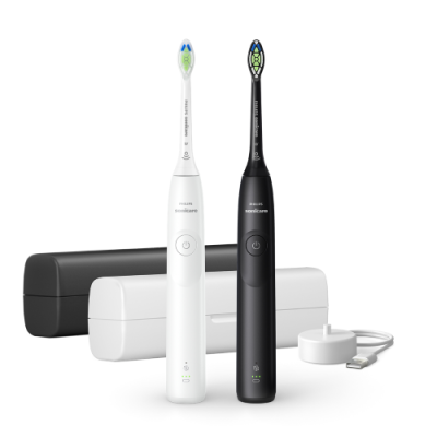 SPAZZOLINO DENTI ELETTRICO DOPPIO PHILIPS HX7109/01 SONICARE S5300