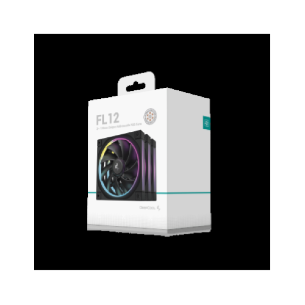 deepcool-ventole-case-fl12-nera-argb-pwm-basso-rumore-kit-3-ventole