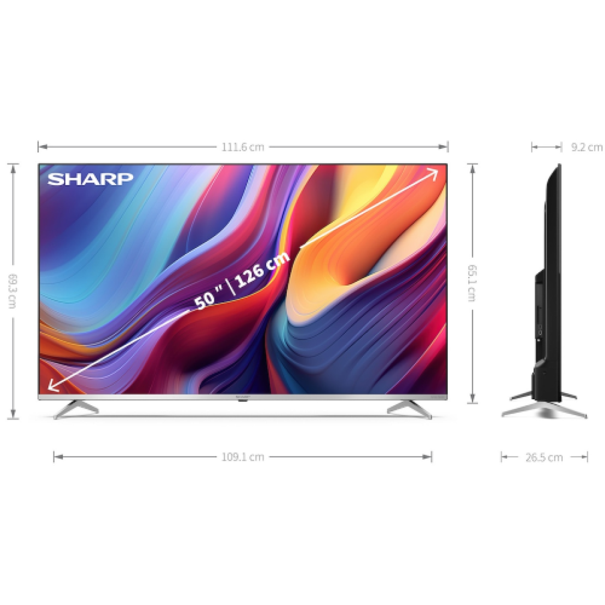 tv-50-sharp-qled-50gp6265e-4k-uhd-google-tv-smart-qled-tvsat-cert