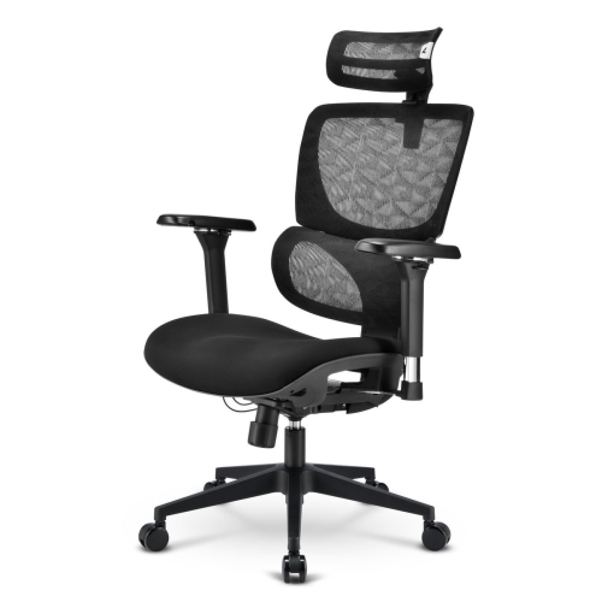 sharkoon-sedia-office-fabric-seat-base-3d-armrest-headrest-5-heights-adjustable-max-weight-capaci