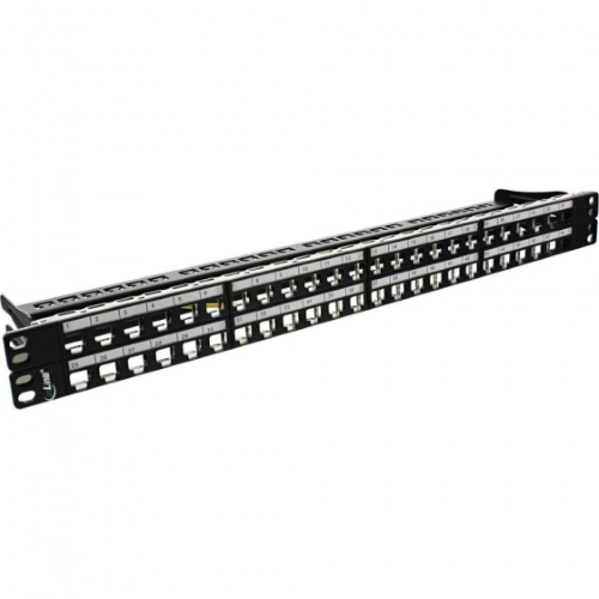 inline-patch-panel-cat6a-24-porte-snap-in-keystone-senza-frutti-4826cm-19-1he-grigio-chiaro-ral7035