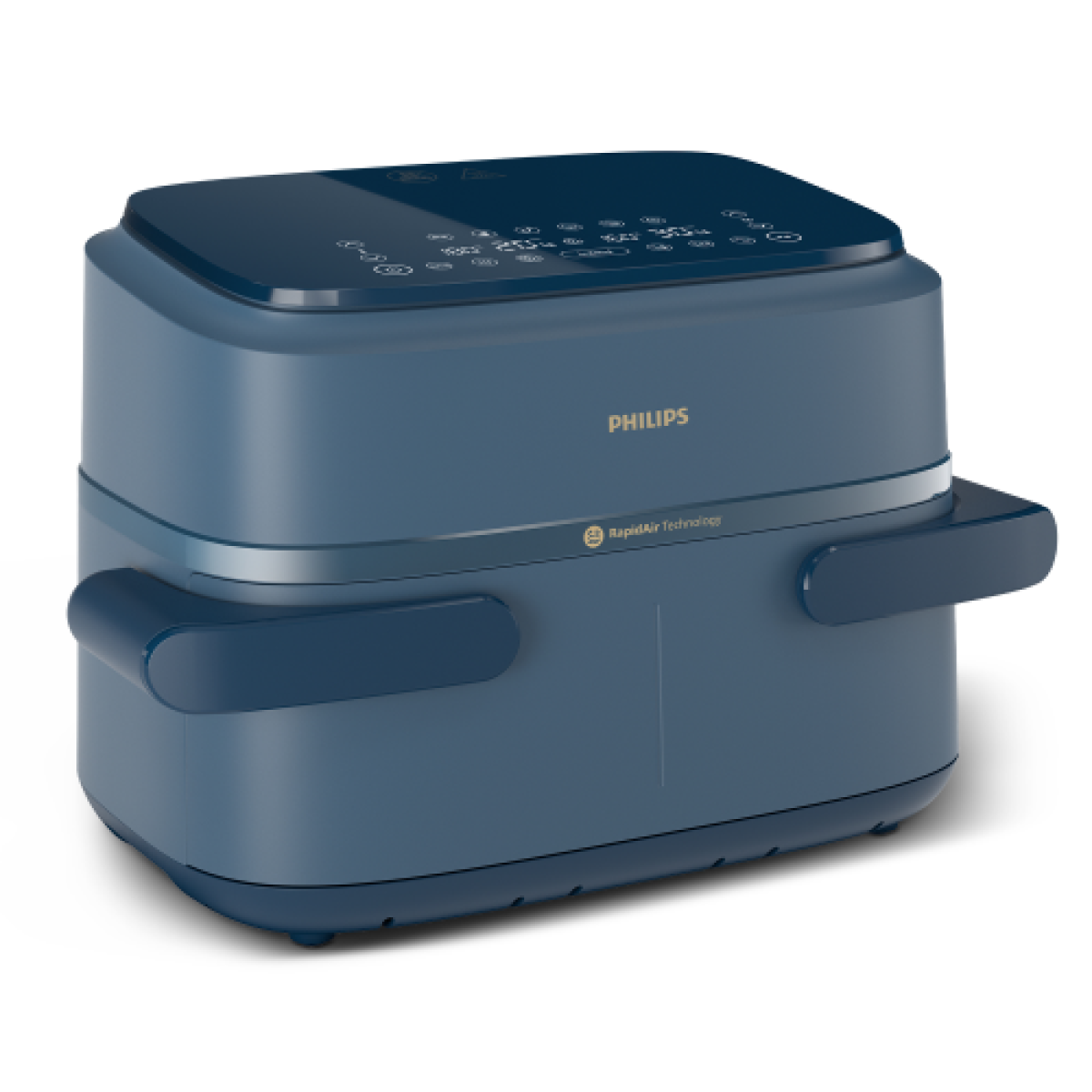 friggitrice-ad-aria-multicooker-71-litri-dual-basket-con-divisorio-blu