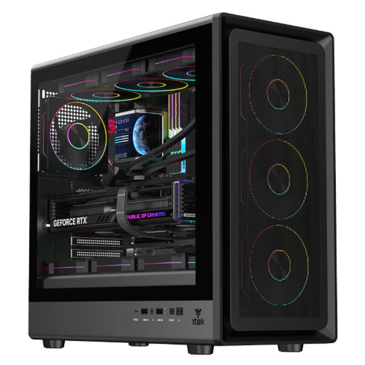 case-meshcore-36b---gaming-tower--atx--4x12cm-argb-fan--2xusb3--type-c--temp-glass-side-panel