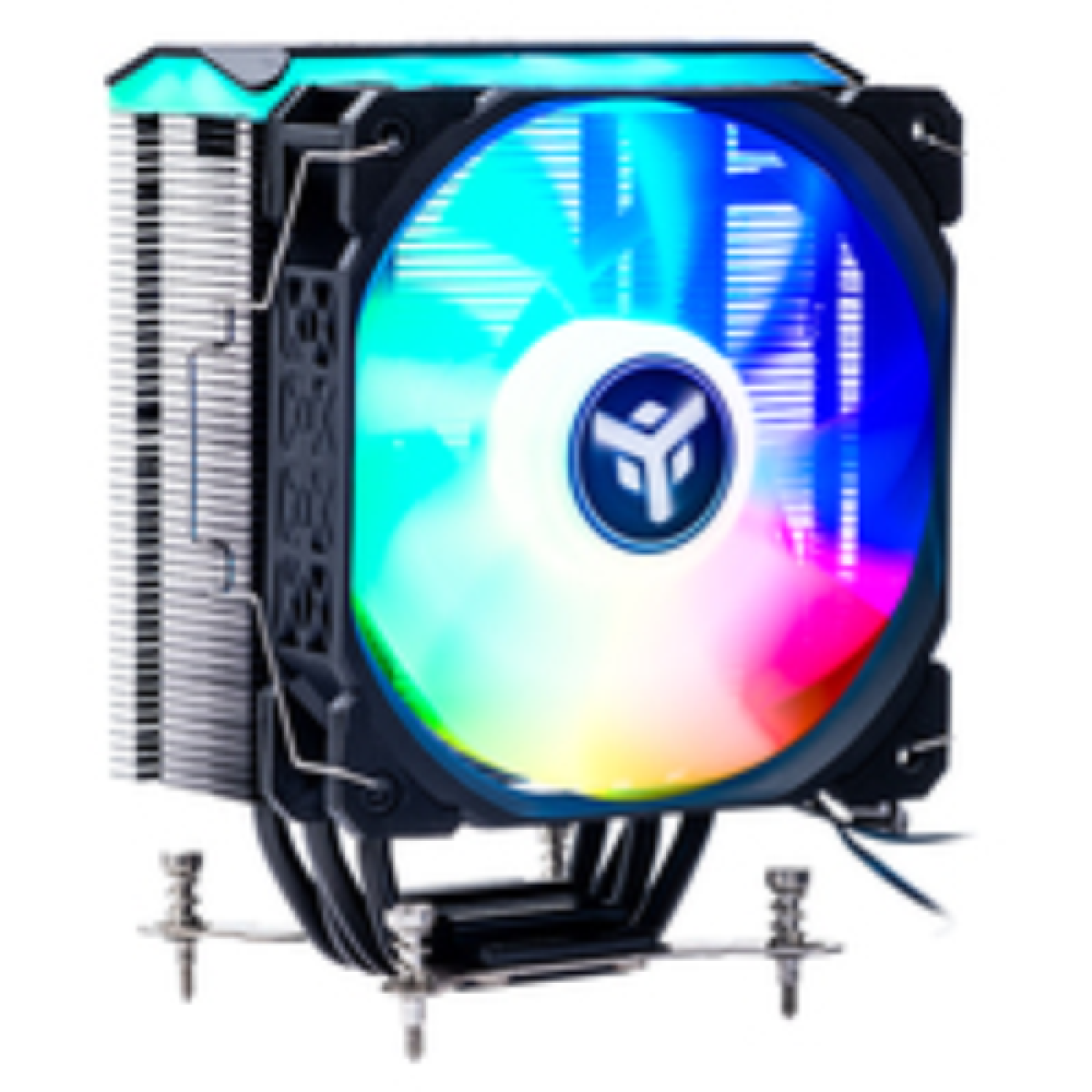 dissipatore-ad-aria-icy-4hla---skt-universale--150w-tdp--4-hp--ventola-12cm--full-black--argb