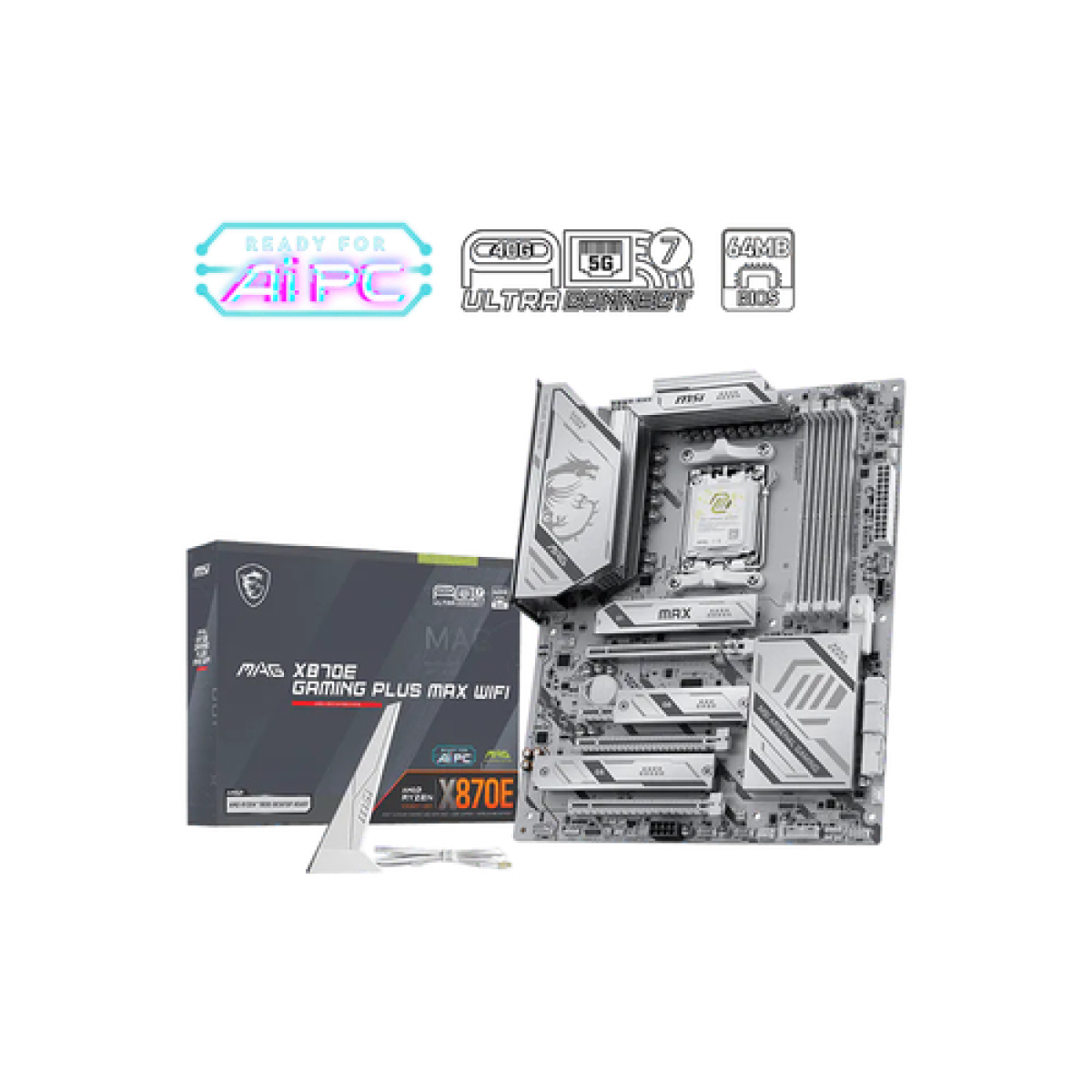 msi-mb-mag-x870e-gaming-plus-max-wifix870eam54ddr53pci-ex163m24sata31usb41usb32