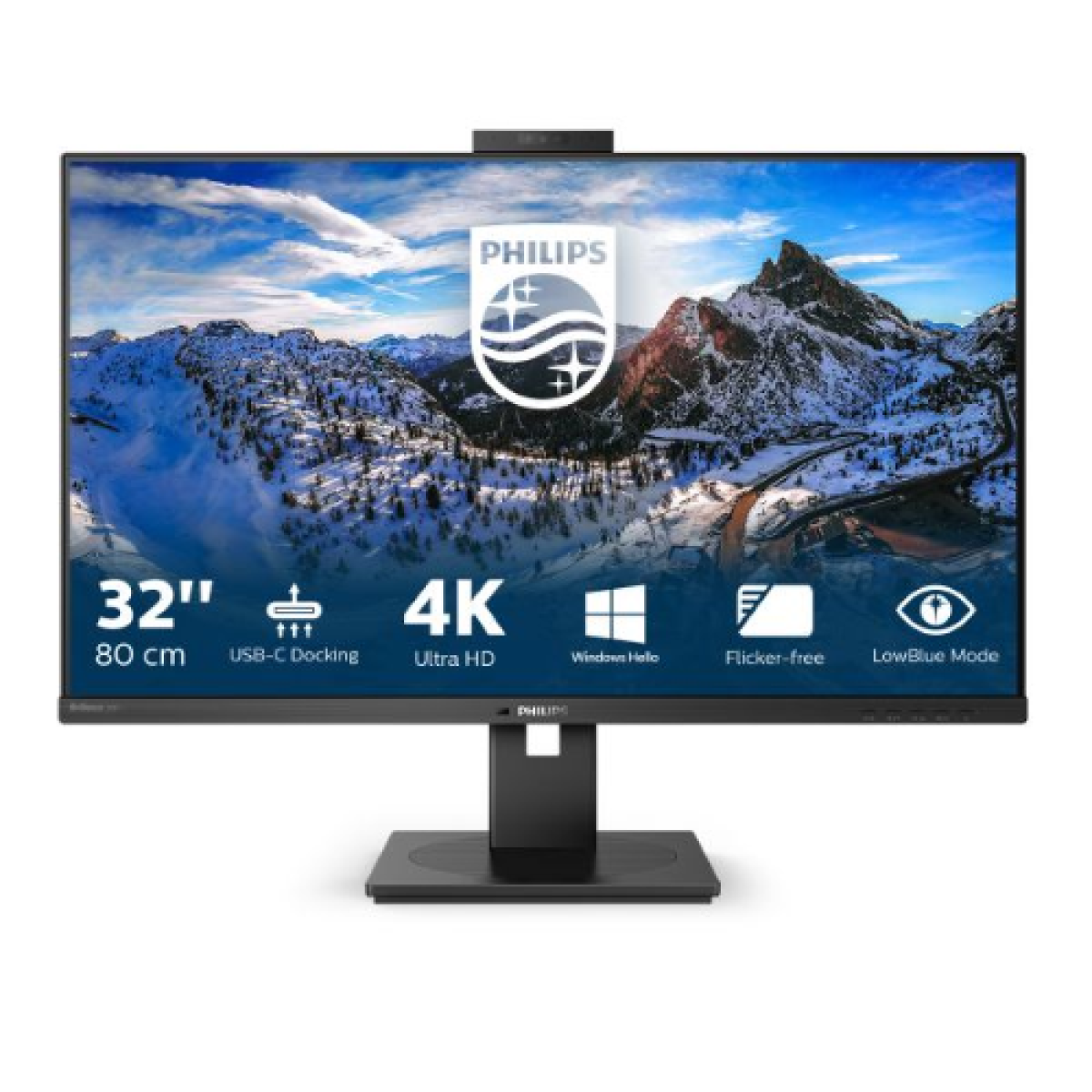 philips-monitor-32-led-ips-169-4k-uhd-350-cdm-usb-c-hub-rj45-pivot-webcam-dphdmi-multimediale