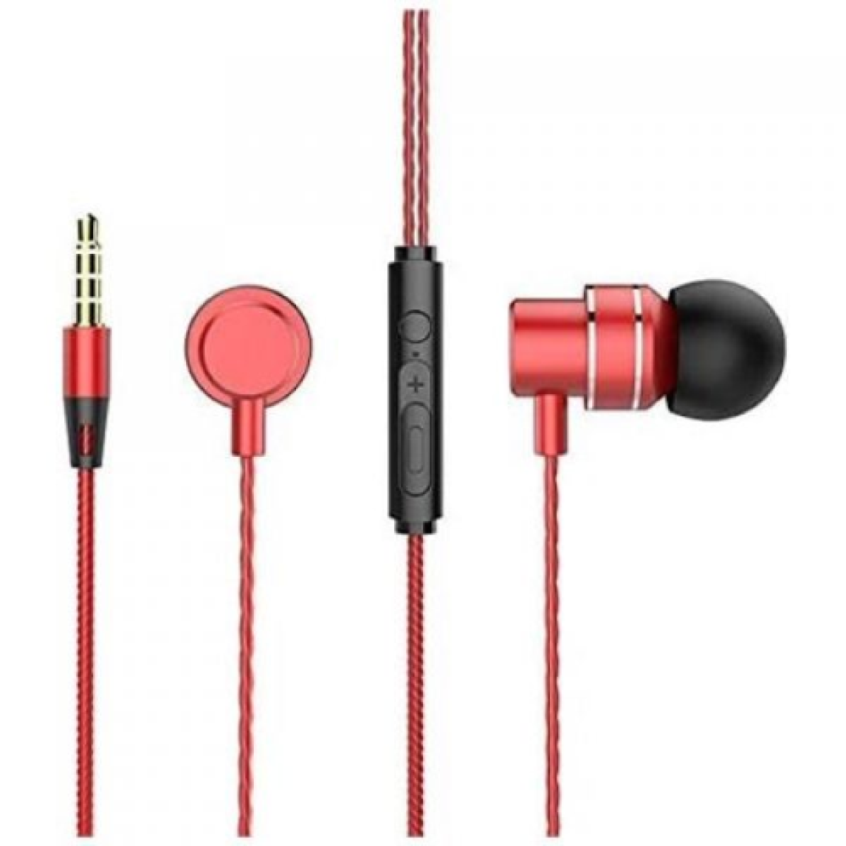 auricolari-con-microfono-lenovo-metal-earbuds-red