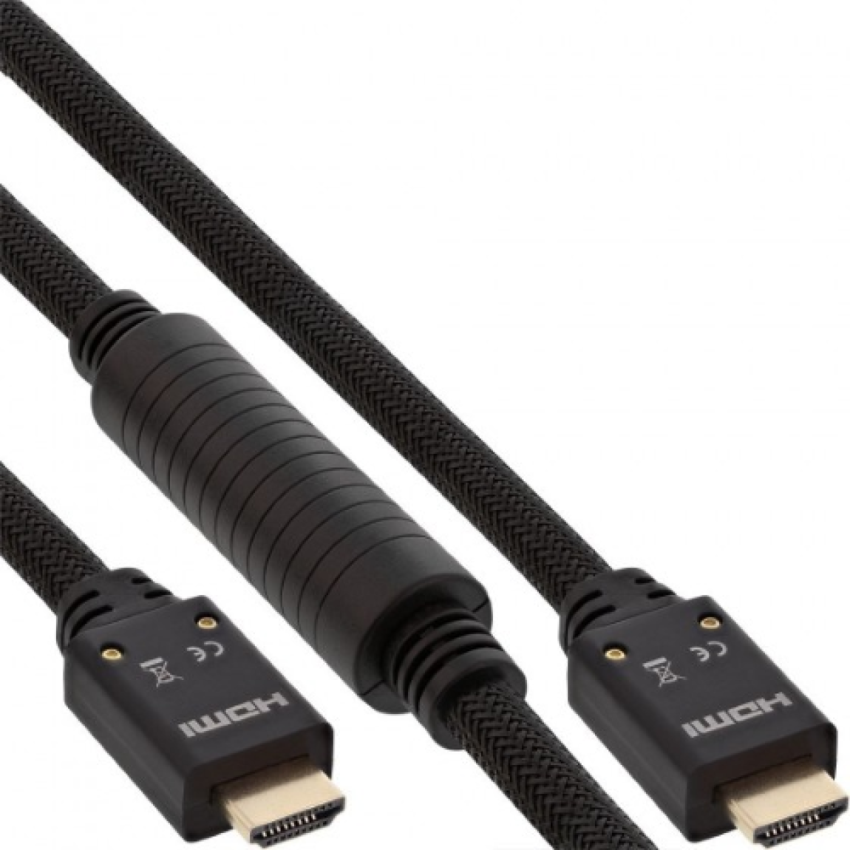 inline-cavo-hdmi-20-25m-uhd-4k2k-arc-heac-4k3d-dorato-nero-maschio-maschio-hdmi-high-speed-ethernet-premium