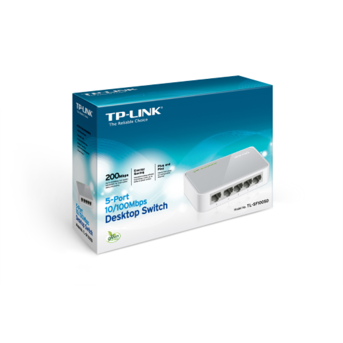 tp-link-switch--5-port--8-10100-rj45-ports--desktop-plastic-case