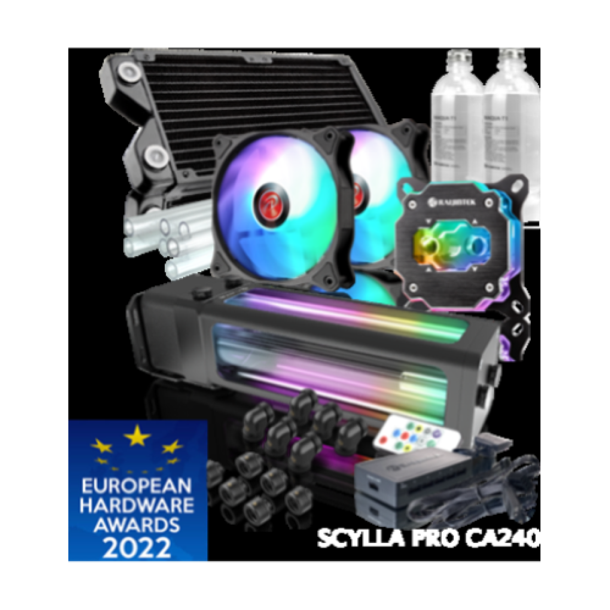 raijintek-diy-kit-scylla-pro-ca240-5v-argb-pompawblockradrefrfan