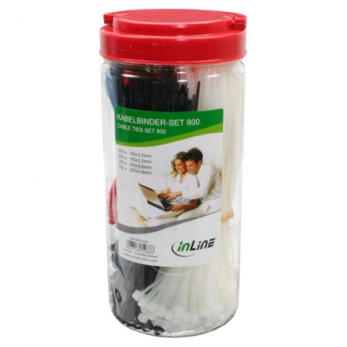 inline-set-fascette-per-cablaggio-di-vari-colori-e-dimensioni-con-pinza-inclusa-800-pezzi