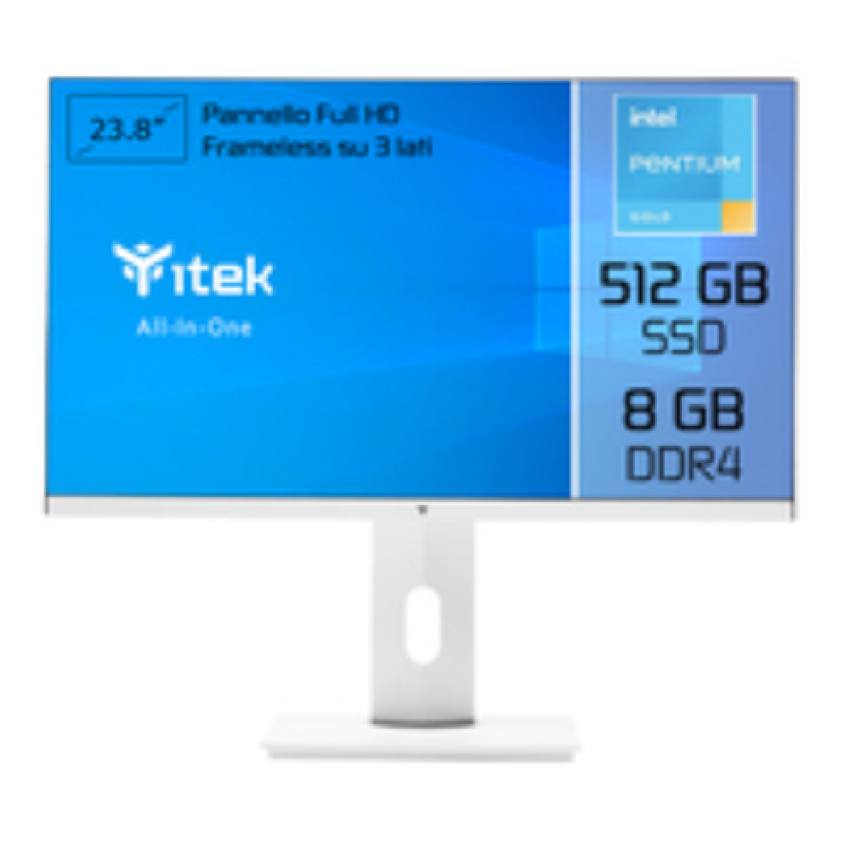 itek-aio-238-fhd--g6405--8ddr4--512ssd-nvme--no-os--has--wifi--bt--speaker--cam--mouse-e-tast