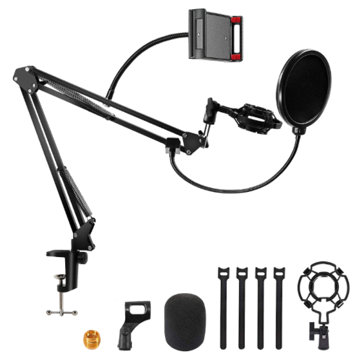 braccio-supporto-regolabile-da-tavolo-per-microfono-e-smartphone-con-filtro-antipop--ragno--clips